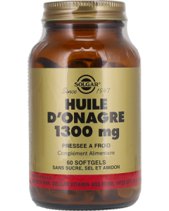 Solgar Huile Onagre 1300mg Capsules Molles x60