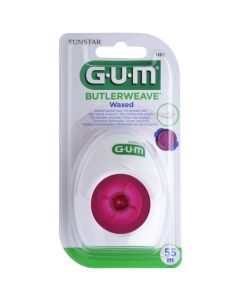 Gum Fil Dentaire Butlerweave Plat Ciré 55 m