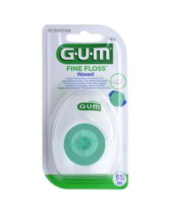 Gum Fil Dentaire Fine Floss Cylindrique Ciré 55 m