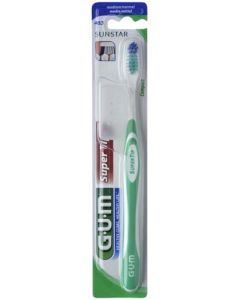 GUM Super Tip Compact Brosse à Dents Medium