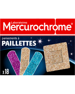 Mercurochrome Pansements à Paillettes x18