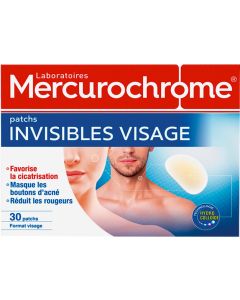 Mercurochrome Patchs Invisible Visage x30