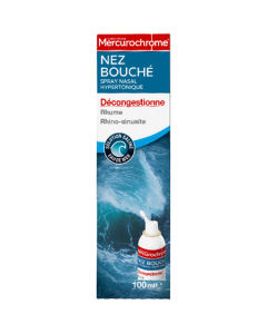 Mercurochrome Spray Hypertonique Nez Bouché 100ml