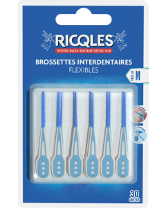 Ricqles Brossettes Interdentaires Flexibles Taille M x30