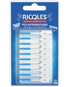 Ricqles Pics Interdentaire Double Extrémité x60