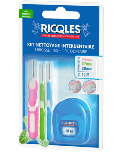 Ricqles Kit de Nettoyage Interdentaire