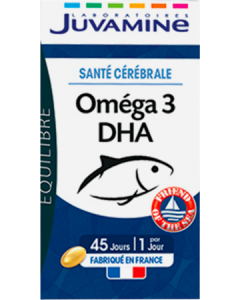 Juvamine Omega 3 DHA Santé Cérébrale Capsule 45