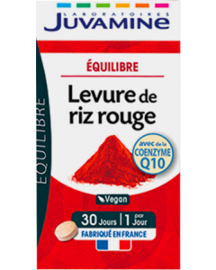 Juvamine Levure De Riz Rouge Coenzyme Q10 Equilibre Comprime 30