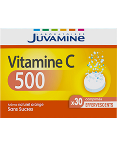 Juvamine Vitamine C 500 Comprimés Effervescents 30