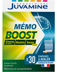 Juvamine Memo Boost Mémoire Concentration Comprime 30