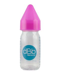 Dbb Biberon en Verre Rose 110ml