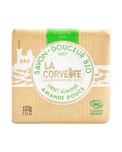 La Corvette Savon Douceur Bio Amande Douce 100g