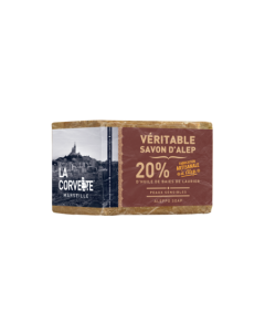 La Corvette Savon Alep 20% Laurier 200g