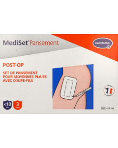 Mediset Pansement Post-Opératoire Plaie Moyenne Suturée 3