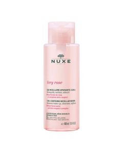 Nuxe Very Rose Eau Micellaire Hydratante 3-en-1 Peaux Sensibles Sèches à Très Sèches 400 ml