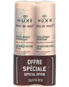 Nuxe Rêve de Miel Stick Lèvres Hydratant x2