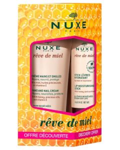 Nuxe Coffret Rêve De Miel Stick Lèvres 4g Et Crème Mains 30ml