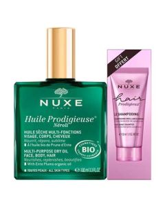 Nuxe Huile Prodigieuse Néroli 100ml +  Shampooing Hair Prodigieux 30ml 