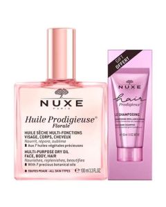 Nuxe Huile Prodigieuse Florale 100ml + Shampooing Hair Prodigieux 30ml ​