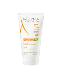A-Derma Protect AD Crème Solaire Très Haute Protection Spf50+ Peaux Sèches à Tendance Atopique 150 ml