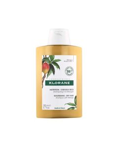 Klorane Mangue Shampoing Nutrition à la Mangue Cheveux secs 200 ml