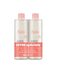 Avène Les Essentiels Eau Micellaire Peaux Sensibles 2 X 400 ml
