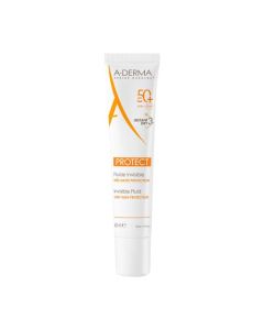 A-Derma Protect Fluide Solaire Visage Invisible Spf50+ 40 ml