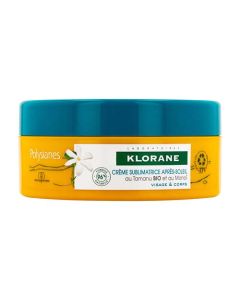 Klorane Solaire Crème Sublimatrice Après-Soleil au Tamanu Bio et Monoï Visage et Corps 200 ml