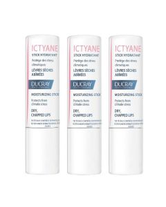 Ducray Ictyane Stick Lèvres 3g Lot de 3