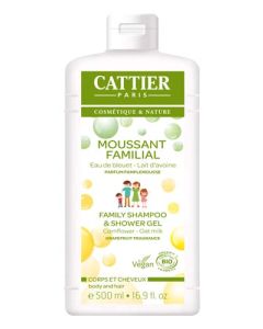 Cattier Moussant Familial Parfum Pamplemousse 500ml