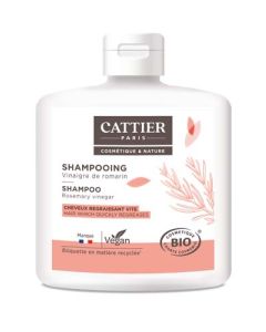 Cattier Shampooing Cheveux Regraissant Vite Vinaigre de Romarin 250ml