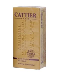 Cattier Savon Doux Végétal Argimiel 150g