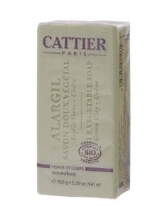 Cattier Alargil Savon à l'Argile Verte & Cèdre 150g