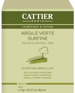 Cattier Argile Verte Surfine 1kg