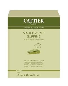 Cattier Argile Verte Surfine 3kg