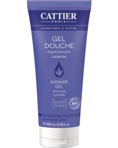 Cattier Gel Douche Dermo-Protecteur Argile Blanche 200ml