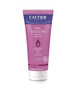 Cattier Gel Douche Apaisant Argile Rose 200ml