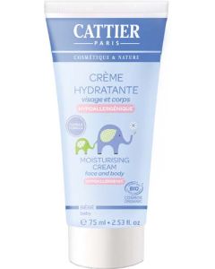 Cattier Bébé Crème Hydratante Visage et Corps 75ml