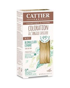 Cattier Coloration 8.1 Blond Clair Cendré 120ml