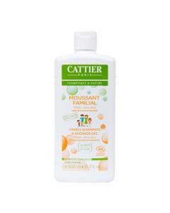 Cattier Moussant Familial Sans Sulfate Parfum Fleur D'Oranger 500ml