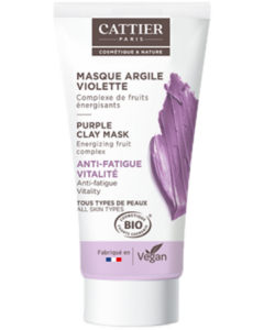 Cattier Mini Masque Argile Violette Bio 30ml