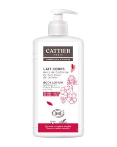 Cattier Lait Corps Revitalisant Huile de Carthame Parfum Fleur de Cerisier 500ml