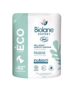 Biolane Gel Lavant Corps & Cheveux Bio Eco-recharge 500 ml