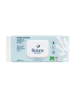 Biolane Lingettes Pure Water 60 Lingettes