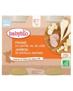 Babybio Panais, Jambon Dès 6 Mois 2x200g