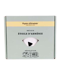 Papier Arménie Bruleur Etoile Blanc