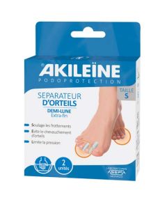 Akileine Séparateurs D'Orteils Demi Lune x2
