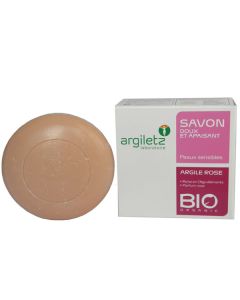 Argiletz Savon Argile Rose Parfum Rose 100g