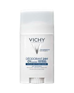 Vichy Déodorant 24H Actif Anti Odeur d'Origine Naturelle Stick 40 ml