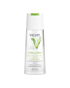 Vichy Normaderm Solution Micellaire 3 en 1 Peaux Grasses 200 ml